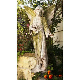 Angel Flora 38"H Statue - 38-inch