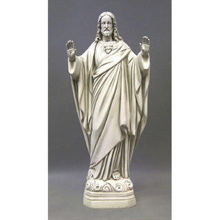 Christ Blessing Statue - 26-inch - Realistic Color - Hand-Painted