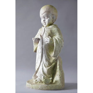 Baby Francis Standing w/Bird Statue - 23-inch