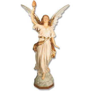 Angel Of Light-Left Statue - 45-inch - Realistic Color - Hand-Painted