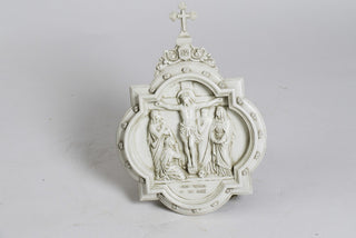 Chapel Wall Plaque Station #12 Statue - 19-inch