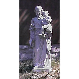 Saint Joseph & Child with Cros Statue - 38-inch