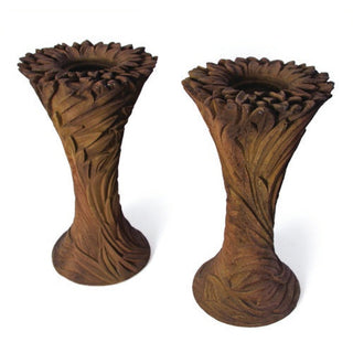 Sunflower Candle Holder Statue - 18-inch