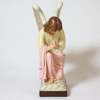 Kneeling Angel Praying Statue - 28-inch - Realistic Color - Hand-Painted