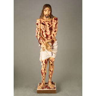 Scourged Christ Statue - 37-inch - Realistic Color - Hand-Painted