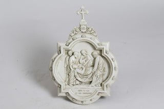 Chapel Wall Plaque Station #14 Statue - 19-inch