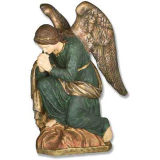 Adoration Angel Praying38 Kne Statue - 38-inch - Realistic Color - Hand-Painted