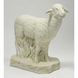 Sheep Right Statue - 17-inch