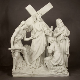 Jesus Speaks to the Woman Stat Statue - 58-inch