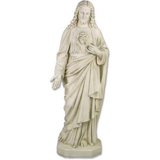 Sacred Heart Of Jesus 49"H Statue - 49-inch - Realistic Color - Hand-Painted