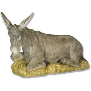 Donkey Statue - 19-inch - Realistic Color - Hand-Painted