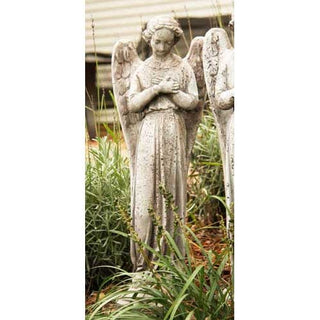 Angel Cari Cross Hands 21 Fs Statue - 21-inch