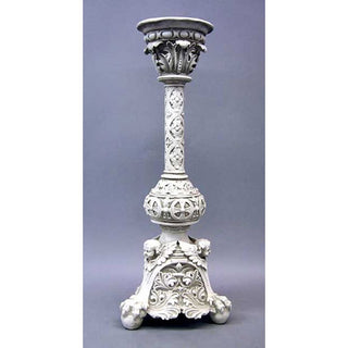 Victorian Candleholder Statue - 24-inch