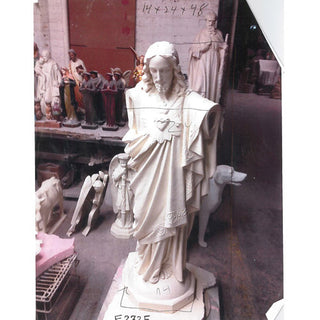Sacred Heart Blessing Arms 37" Statue - 37-inch