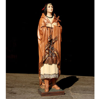 Blessed Kateri Tekawitha Statue - 60-inch - Realistic Color - Hand-Painted