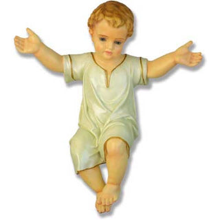 Infant Baby Jesus 10.5"H Statue - 11-inch - Realistic Color - Hand-Painted