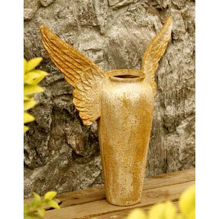 Winged Pot 26-inch Statue - 26-inch