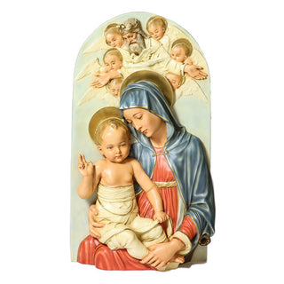 Mother And Child Heaven Statue - 38-inch - Realistic Color - Hand-Painted