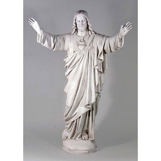 Jesus Sacred Heart Blessing Statue - 60-inch