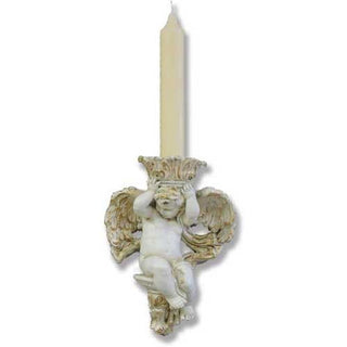 Putti Candleholder(Side) Statue - 10-inch