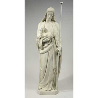 Jesus With Lamb 60"H Statue - 60-inch