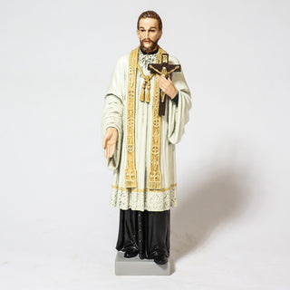 Saint Francis Xavier 26.5 Statue - 27-inch - Realistic Color - Hand-Painted