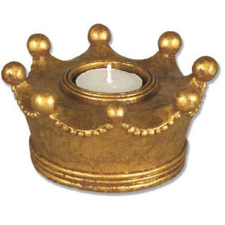 Queen Crown Candleholder Statue - 3-inch