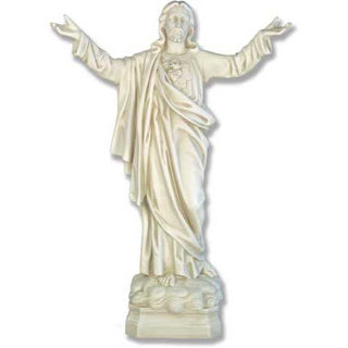 Jesus Sacred Heart Blessing Statue - 30-inch