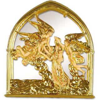 Angels Of The Sea Mirror Statue - 10-inch