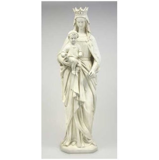 Madonna & Child Medieval Statue - 58-inch - Realistic Color - Hand-Painted