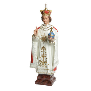 Infant Of Prague  41 H Statue - 41-inch - Realistic Color - Hand-Painted