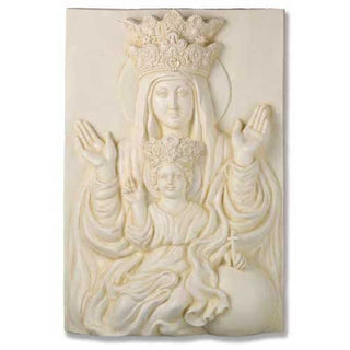 Mother & Child Plaque Rec Statue - 25-inch