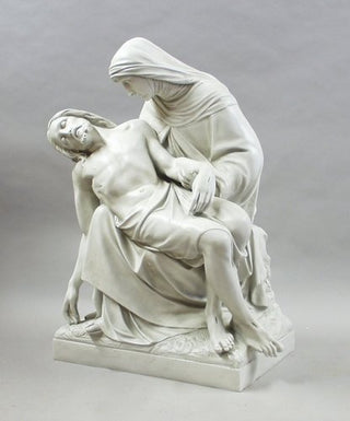 Pieta By Daprato Statue - 42-inch - Realistic Color - Hand-Painted