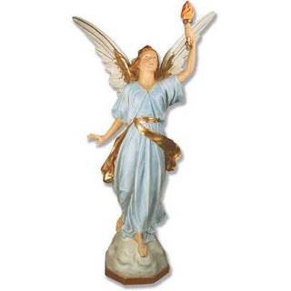 Angel Of Light-Left Statue - 64-inch - Realistic Color - Hand-Painted