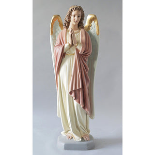 Chapel Angel Praying Statue - 25-inch - Realistic Color - Hand-Painted