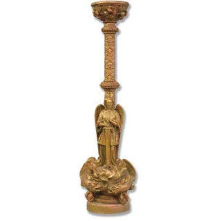 Angel Torch Candleholder Statue - 33-inch
