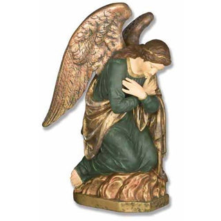 Adoration Angel Cross 39 Kne Statue - 39-inch - Realistic Color - Hand-Painted