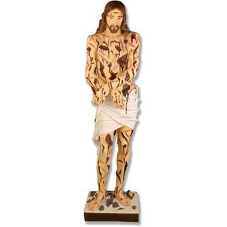 Scourged Christ Statue - 60-inch - Realistic Color - Hand-Painted