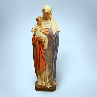 Bernese Mary & Child Statue - 60-inch - Realistic Color - Hand-Painted