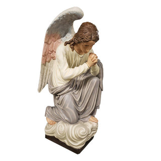 Adoration Kneeling Angel (pray Statue - 56-inch - Realistic Color - Hand-Painted