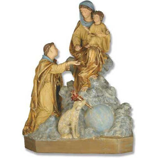 Saint Dominic, Mother, Child, Statue - 36-inch - Realistic Color - Hand-Painted