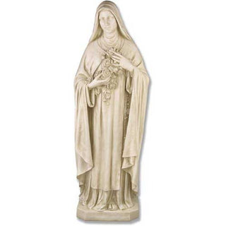 Saint Therese with Roses 60"H Statue - 60-inch