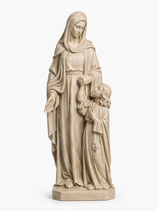 St. Anne and Child Statue - 59-inch