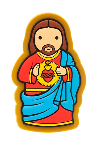 Sacred Heart Jesus Catholic Fridge Magnet | Divine Love | Little Drops of Water