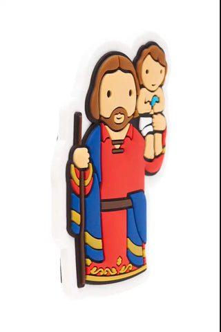 Saint Christopher Catholic Fridge Magnet | Travelers Patron | Little Drops of Water