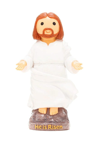 He Is Risen Jesus Collectors Edition Miniature Saint Statue | Resurrection Joy | Little Drops of Water