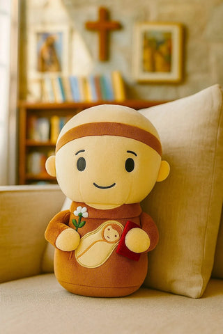 Saint Anthony Catholic 8" Plush Doll — Patron of Lost Things