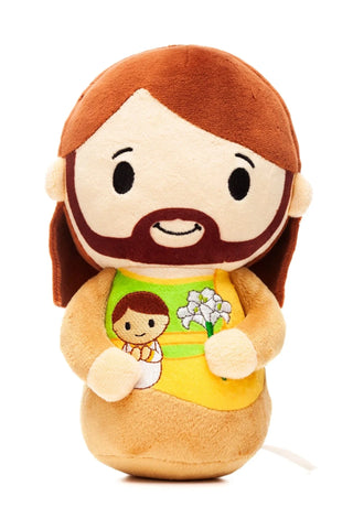 Saint Joseph Catholic 8" Plush Doll — Protector of Holy Family