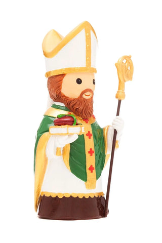 Saint Patrick Collectors Edition Miniature Saint Statue | Ireland Patron Saint | Little Drops of Water