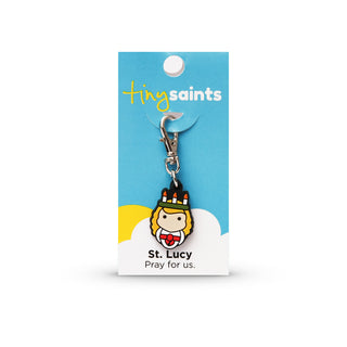 St. Lucy Tiny Saint Charm